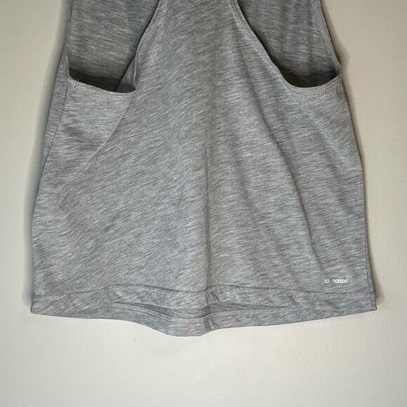 Adidas Gray Muscle Athletic Tank Top Size Small (8-10) - Picture 13 of 13